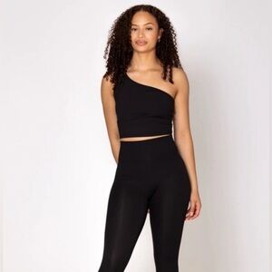 P’tula one shoulder crop top- S